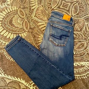 American Eagle size 4 Skinny Jeans - inseam 28, price to sell. Worn twice.